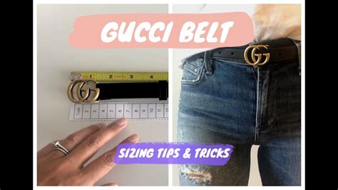 how to tell gucci belt size